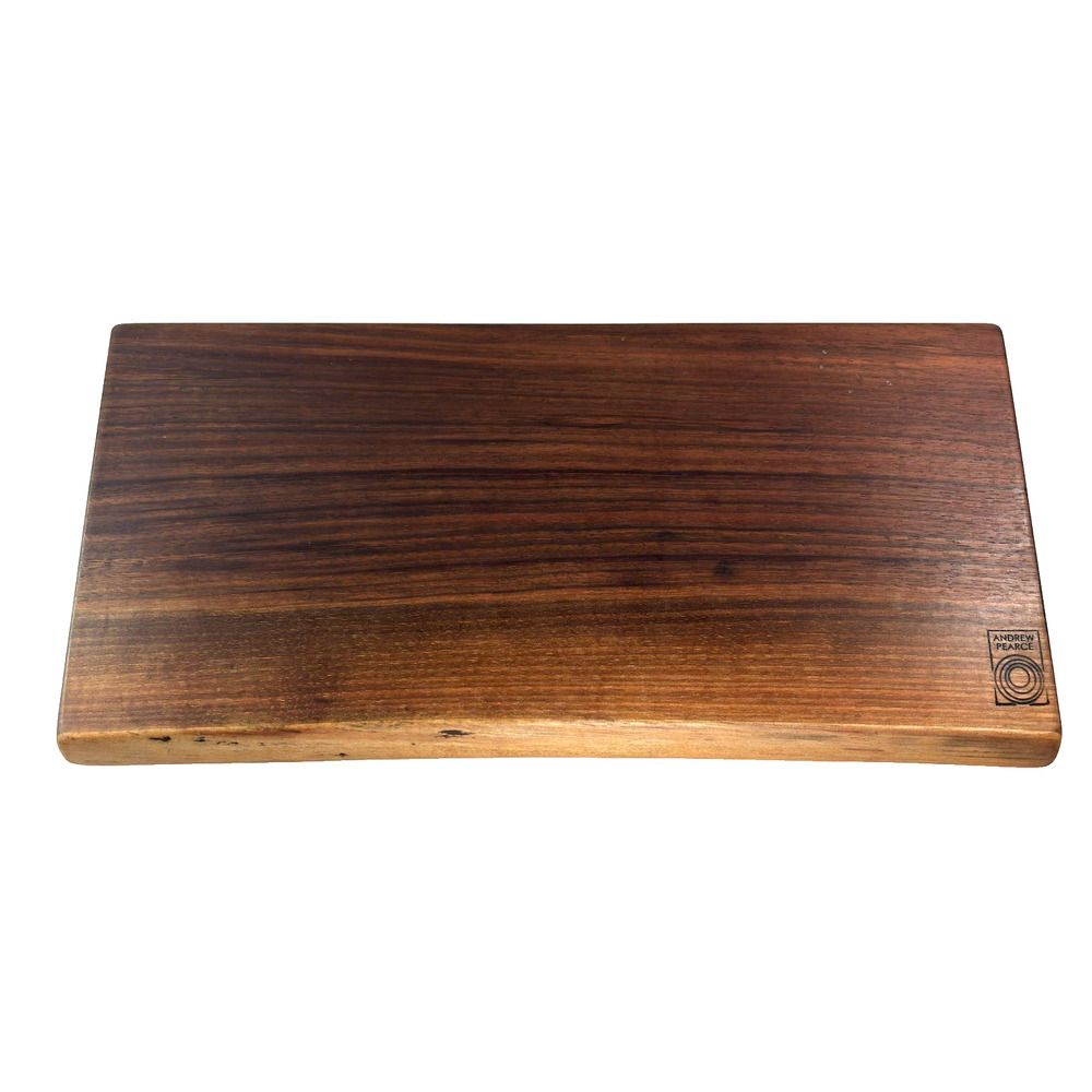 Andrew Pearce Large Live Edge Cutting Board Walnut Sustainably Sourced Vermont